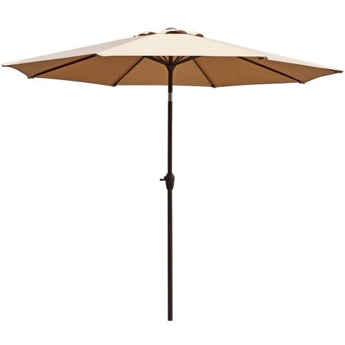 Le Papillon 9 ft Outdoor Patio Umbrella Aluminum Table