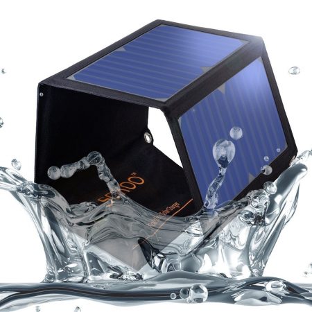 SOKOO 22W 5V 2-Port USB Portable Foldable Solar Charger with High Efficiency Solar Panel