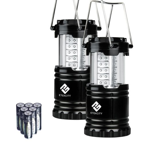 Etekcity 2 Pack Portable LED Camping Lantern Flashlights