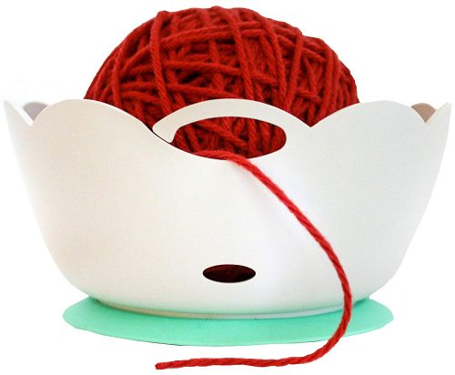  Yarn Bowl by Yarn Valet - Portable, Unbreakable