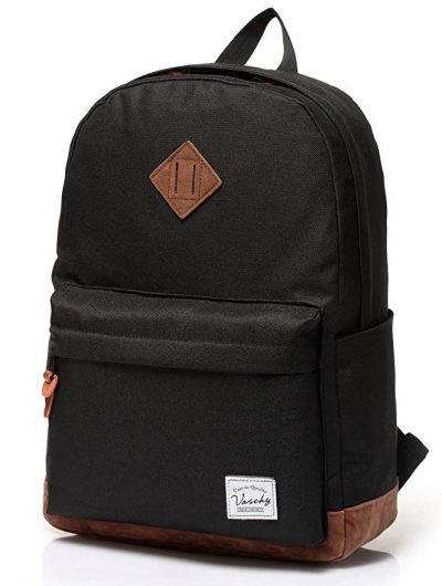  Vaschy Unisex Classic Lightweight Water-resistant Travel Backpack: