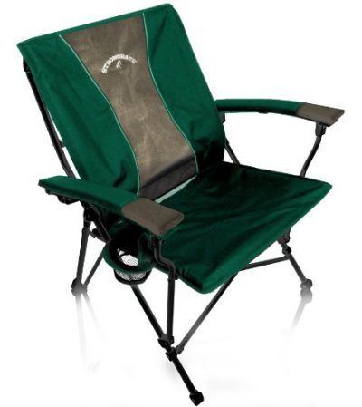  STRONGBACK Elite Heavy Duty Folding Camp Chair Lumbar Support