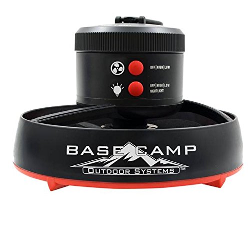  BaseCamp F235100 Tent Fan with LED Light