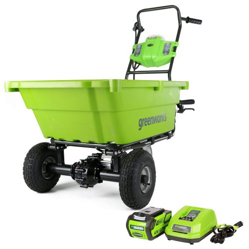  Greenworks GC40L410 40V Garden Cart with 4Ah Battery and Charger