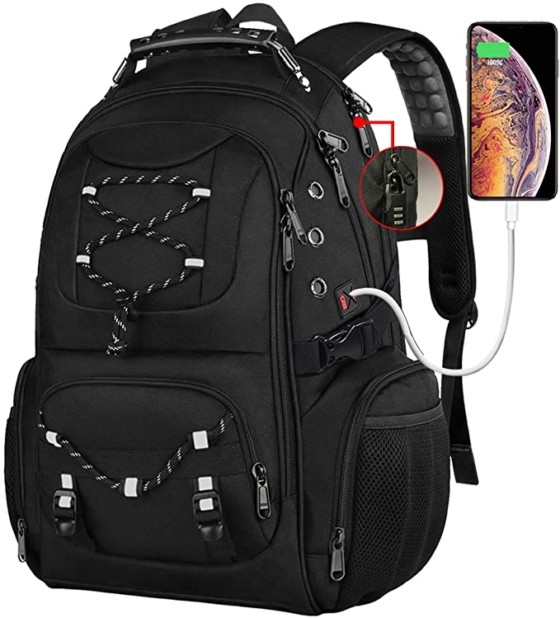 USB Charging Port With 17.3-Inch Laptop Backpack For College 