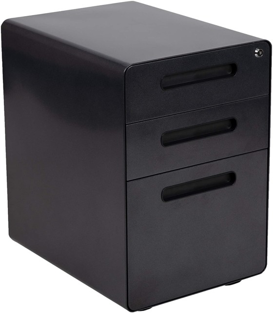3-Drawer File Cabinet Plastic From the Flash Furniture Store