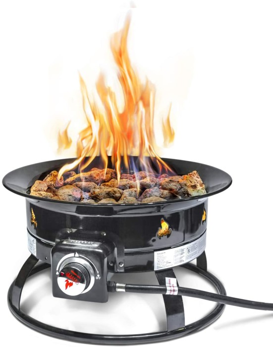The Portable Propane Fire Pits for Outdoor 