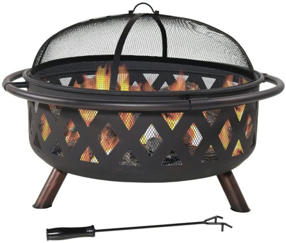 Round Portable Fire Pit Amazon For Outside From Sunnydaze Decor