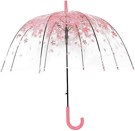 #04- XUANLAN Cherry Blossom Bubble Dome Umbrella