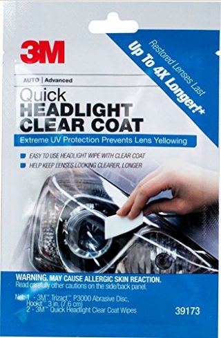  3M 1 Pack Quick Headlight Clear Coat, 39173: