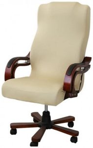 Stretch Polyester Desk Chair Cover 