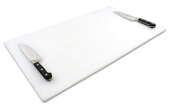 Commercial Plastic Cutting Board, Extra Large 30 x 18 x 0.5 Inch