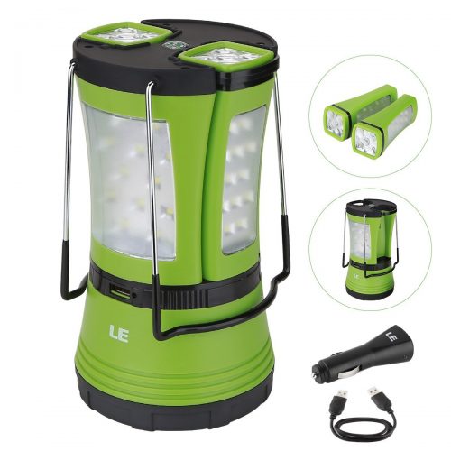 Lighting EVER LE 600lm Rechargeable LED Camping Lantern