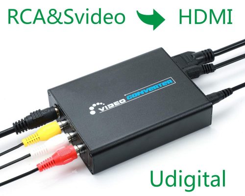  RCA Svideo to HDMI Converter